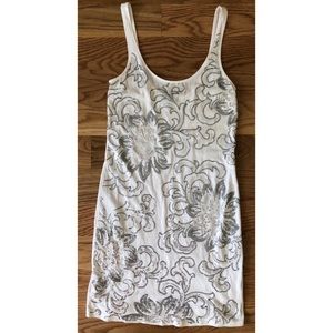 XXS Express White Shimmer Tank